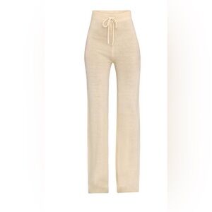 Andrea Iyamah Knit Pant, Cream. Never worn, new with tags!
